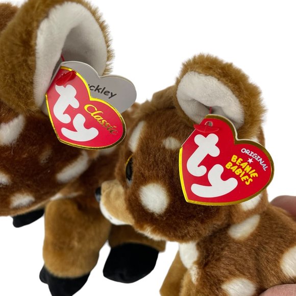Ty Beanie Boos Buckley Deer Plush 9&6 Inch Brown Stuffed Animal Toy NWT - Picture 7 of 8